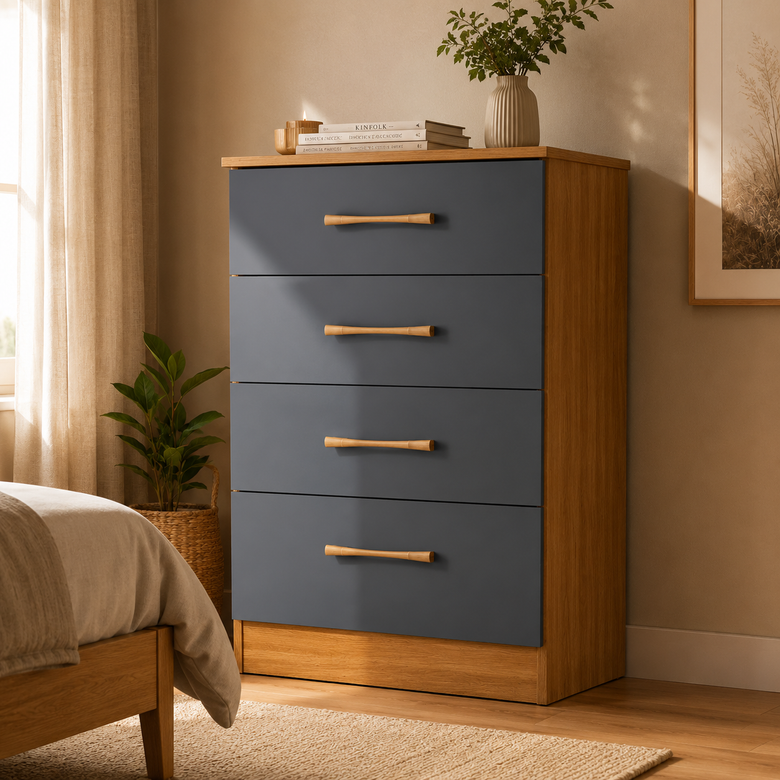 Cômoda 4 Gavetas MS913 Moval