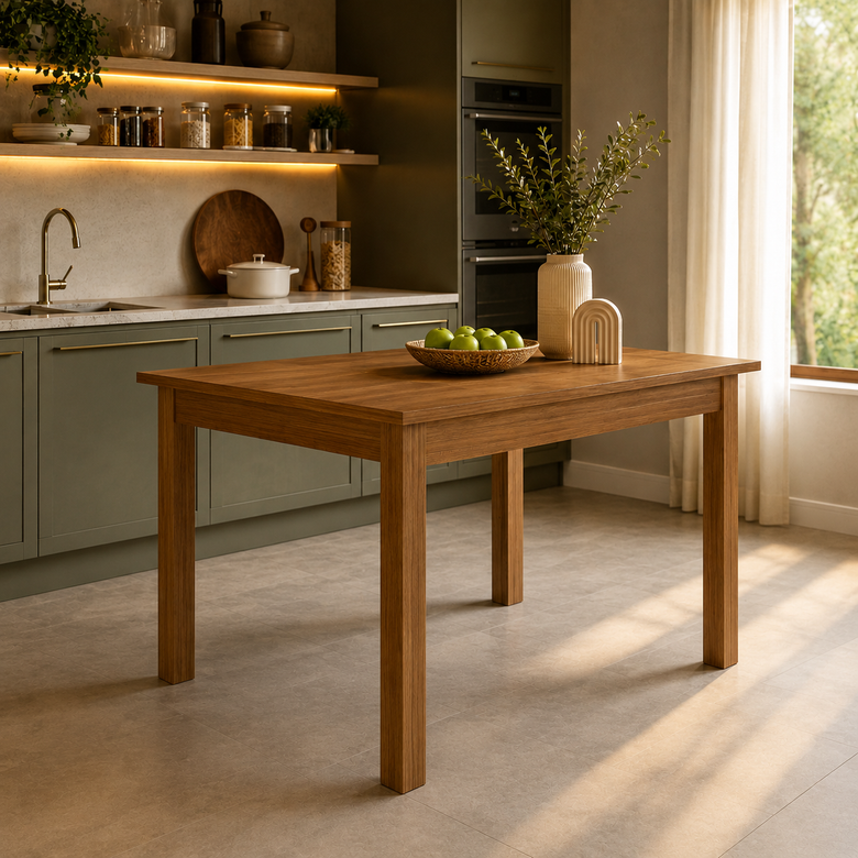 Mesa de Jantar Retangular 6 lugares 150 cm Bellagio Poliman