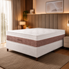 Cama Box Casal (Base + Colchão) Majestic Design