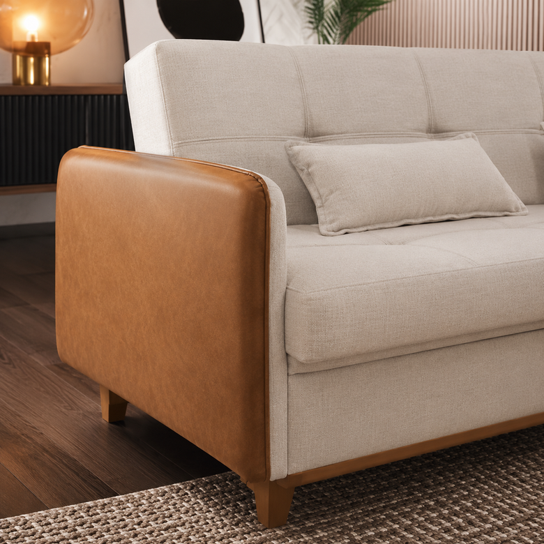 Sofá Cama Com Baú 3 em 1 D26 205x92 Ipanema Luxury