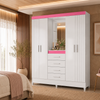 Guarda-Roupa Casal Atenas 4 Portas 4 Gavetas Moval