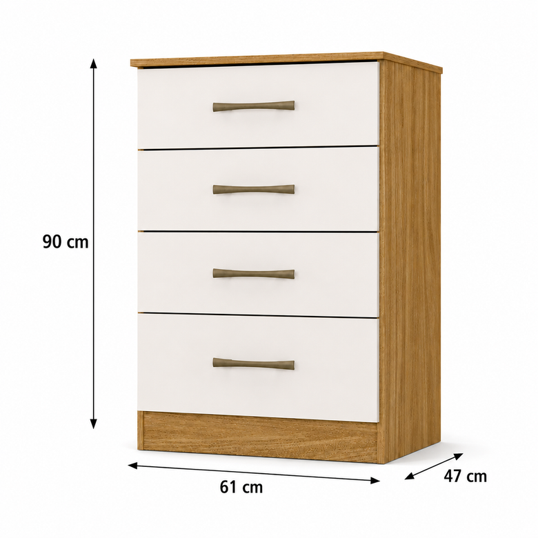 Cômoda 4 Gavetas MS913 Moval