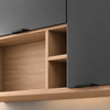 Armário Aéreo 120cm 2 Portas Com Nichos Firenze Demóbile