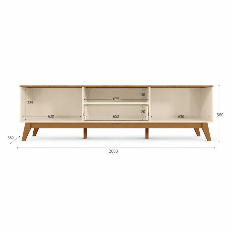 Rack para Tv até 75" Diadema Mobler