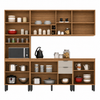 Cozinha Modulada 5 Peças 13 Portas 2 Gavetas Firenze Demóbile