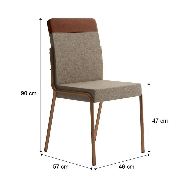 Conjunto 2 Cadeiras 1739 Duo  Carraro
