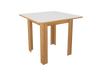Conjunto de Mesa de Jantar 90x90cm Quadrada Lisboa com 4 Cadeiras Karla Indekes