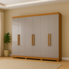 Guarda Roupa Casal 6 Portas 2 Gavetas Sergipe Bianchi