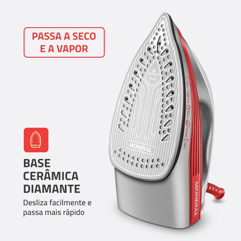 Ferro a Vapor Mondial FVN-01-O