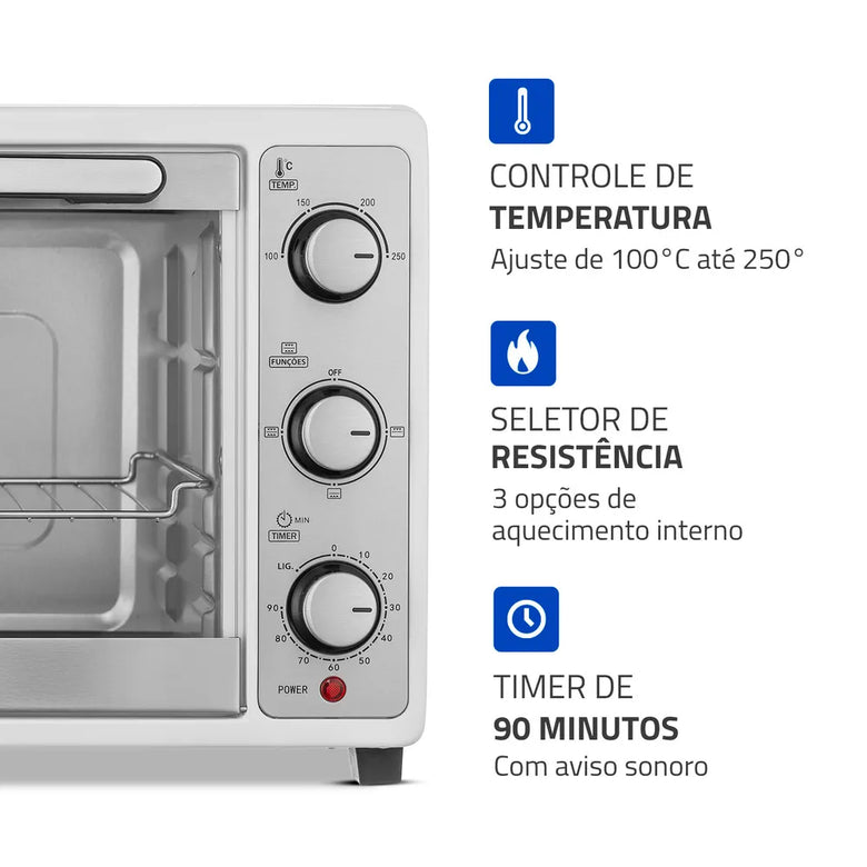 Forno Elétrico 52L 1800W FRN-52 Mondial