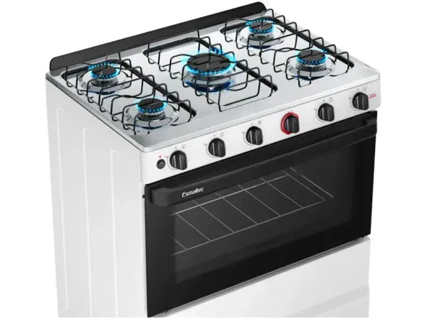 Fogão 5 Bocas Automático 5Q Ideal Super Esmaltec