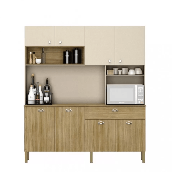 Cozinha Compacta 8 Portas 1 Gaveta Core Kits Paraná