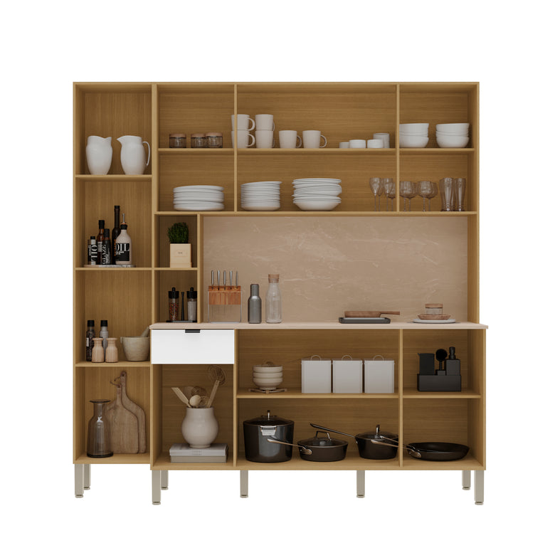 Cozinha Compacta 9 Portas 1 Gaveta Pulse Kits Paraná