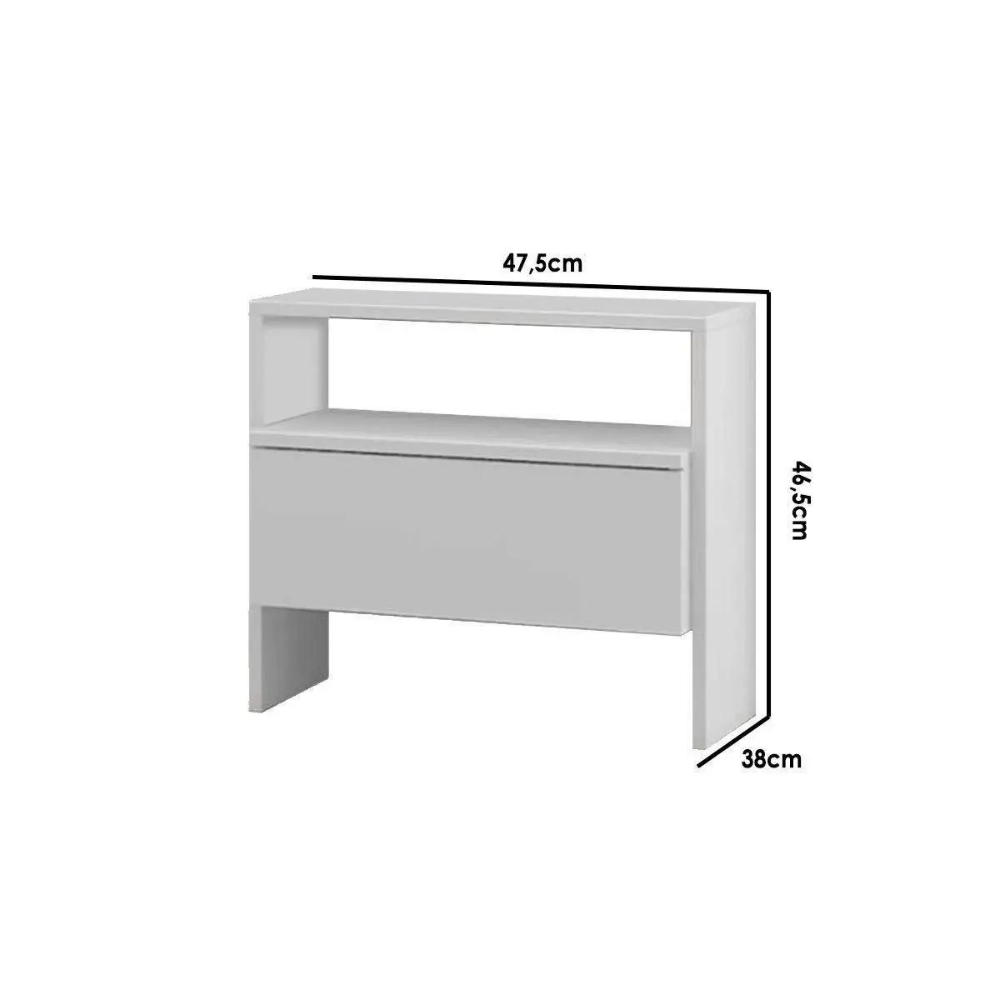 Mesa de Cabeceira com 1 Gaveta Etno Novo Horizonte