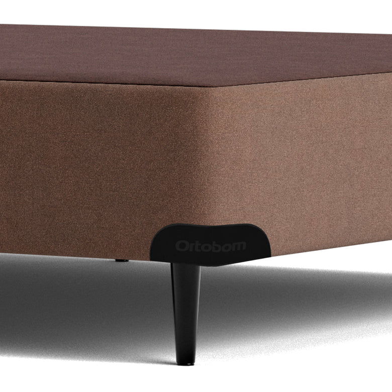 Base Box Solteiro 88x188x30 Ortobom em Camurça