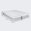 Colchão Casal 138 Cm D33 Placa EPS Gold 133 Reconflex