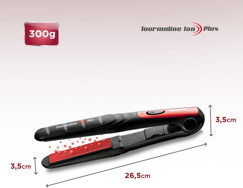 Chapinha de cabelo Mondial Alisadora Tourmaline Ion Plus P-11