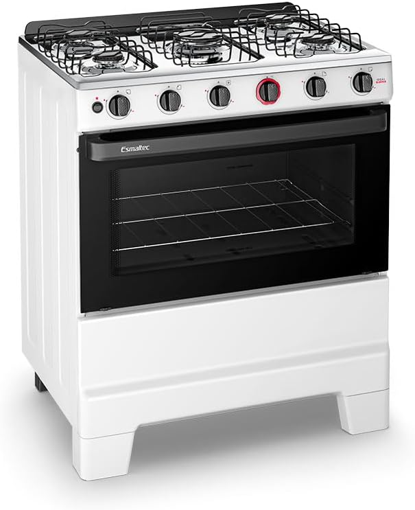 Fogão 5 Bocas Acendimento Automático POP 5Q Ideal Esmaltec