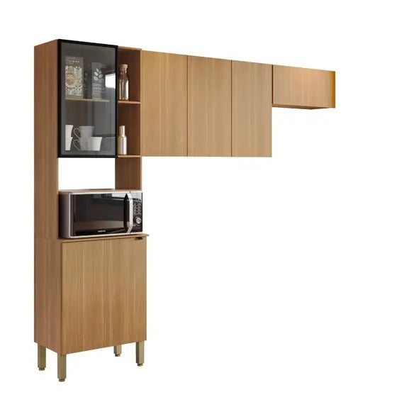 Cozinha Compacta 3 Peças 6 Potas MDF Vert Plus Kit's Paraná