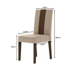 Conjunto Mesa de Jantar 90cm Helo com 4 Cadeiras Linea Poliman