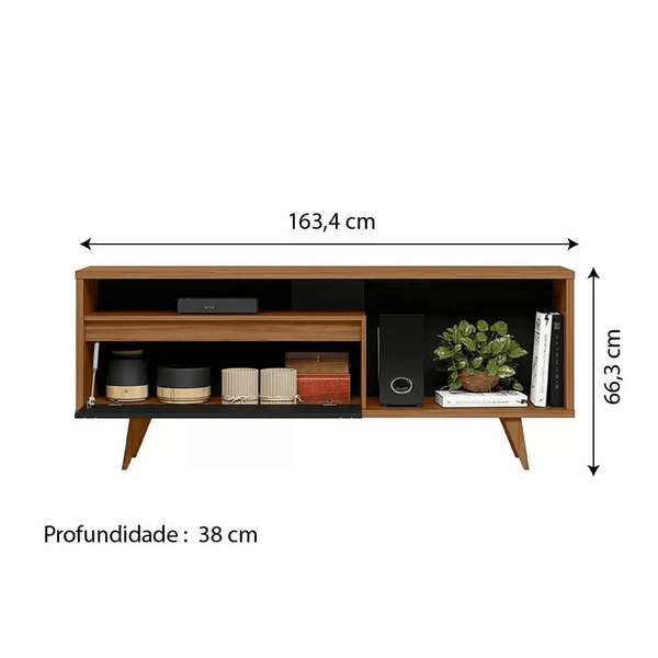 Rack Bancada para TV até  "60" 1 porta Nt 1315  Notável