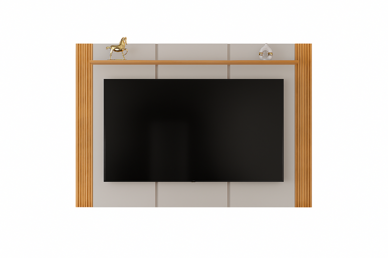 Painel para TV até 65" Ripado 179cm Helo DJ Móveis