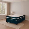 Cama Box Casal Prime (Colchão + Base) 138x188x62 Molas Ensacadas Bacetto