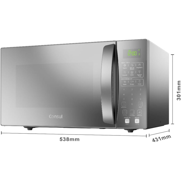 Micro-ondas 32 Litros espelhado CMS46AR- Consul