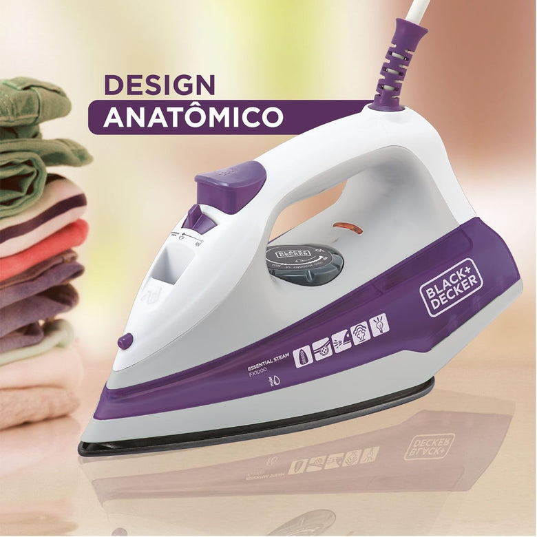 Ferro de Passar a Vapor FX1000 Black & Decker