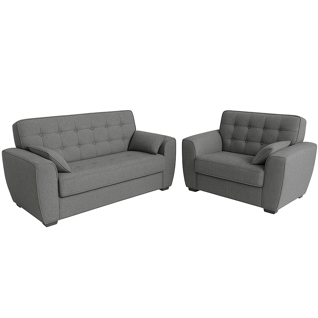 Conjunto de Sofás 3 e 2 Lugares Berlim Masterflex