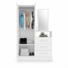 Cômoda Com Espelho 3 Gavetas 2 Portas NT5165 Notável Móveis