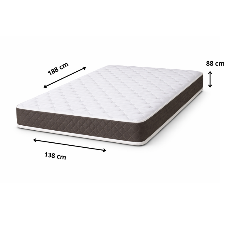 Conjunto Box Casal Isoflex D33 (Base + Colchão) 138x188cm Bacetto