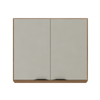 Armário Aéreo 80cm 2 Portas Firenze Demóbile