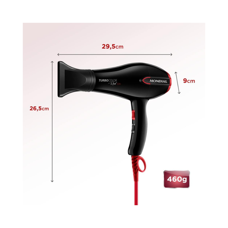 Secador de Cabelo Color Red SC-41 Mondial