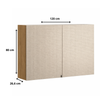 Armário Aéreo 1 Porta Articulada 120cm Kits Paraná