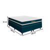 Cama Box Queen Prime (Colchão + Base) 158x198x60 Bacetto
