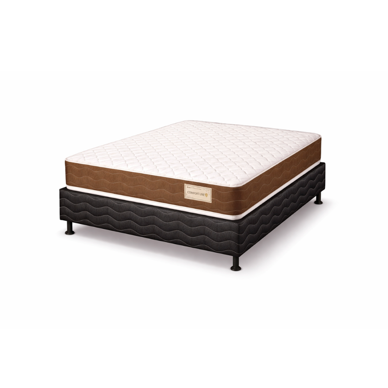 Conjunto Box Casal 188x138 Confort LN Reconflex