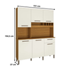 Cozinha Compacta 6 Portas 1 Gaveta Pinot Ronipa