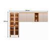 Cozinha Modulada 3 Peças 6 Portas Allure Linea