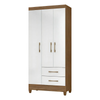 Guarda-Roupa 3 Portas 2 Gavetas Lima Moval