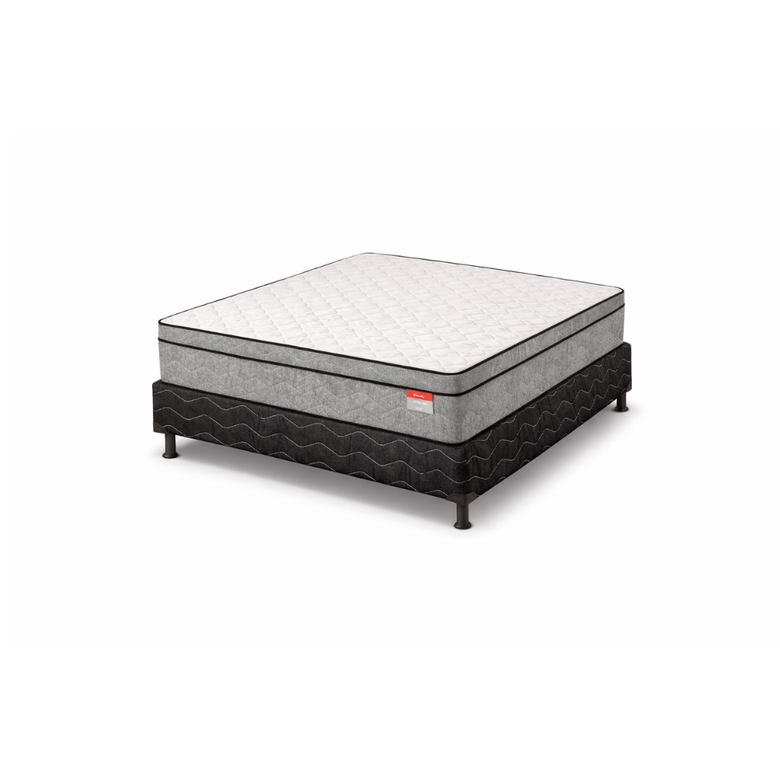 Conjunto Cama Box Casal Gold D45 Molas Ensacadas Base e Colchão 188x138 Reconflex