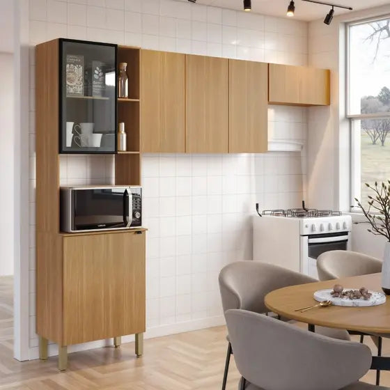 Cozinha Compacta 3 Peças 6 Potas MDF Vert Plus Kit's Paraná