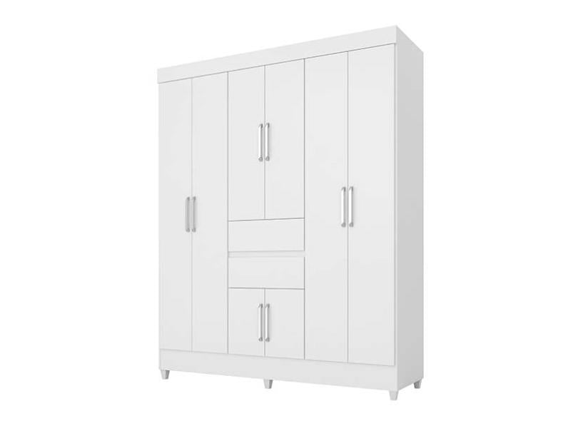 Guarda Roupa Casal 8 Portas 2 Gavetas Munique Demóbile