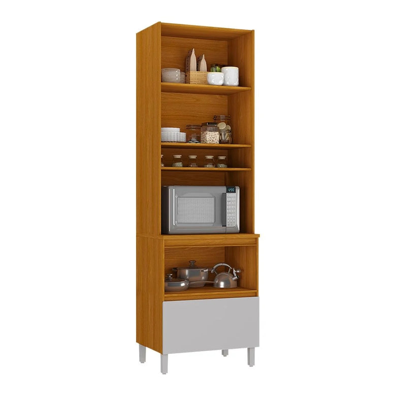 Paneleiro 70 cm 2 Portas 1 Gaveta Lumina Itatiaia