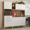 Cozinha Compacta 6 Portas 2 Gavetas Select Demóbile