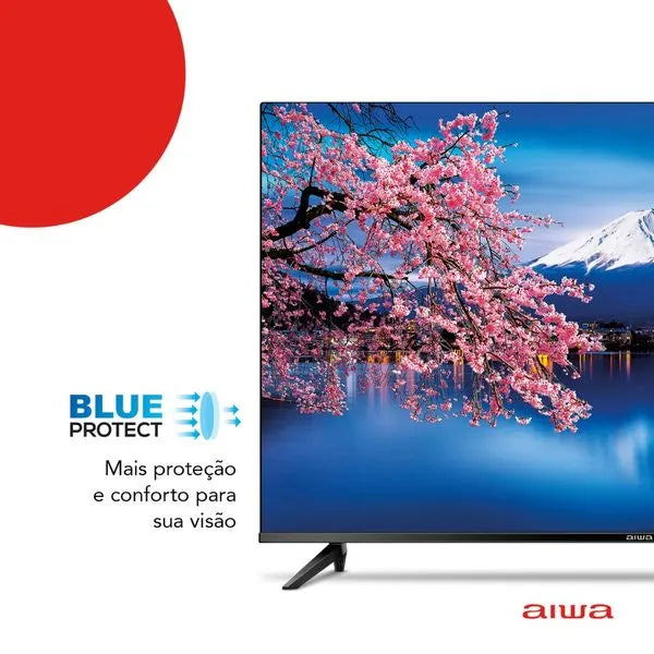 Smart TV 43" Full HD AWS-TV-43-BL-02-A Wi-fi 2 HDMI Aiwa