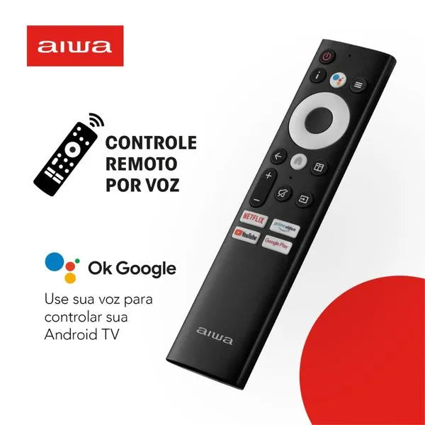 Smart TV 55” Android 4K Borda Ultrafina Dolby Vision HDR10 Aiwa