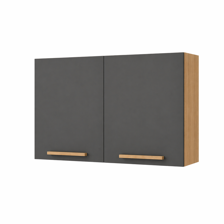 Armário Aéreo 80cm 2 Portas Avelã Telasul