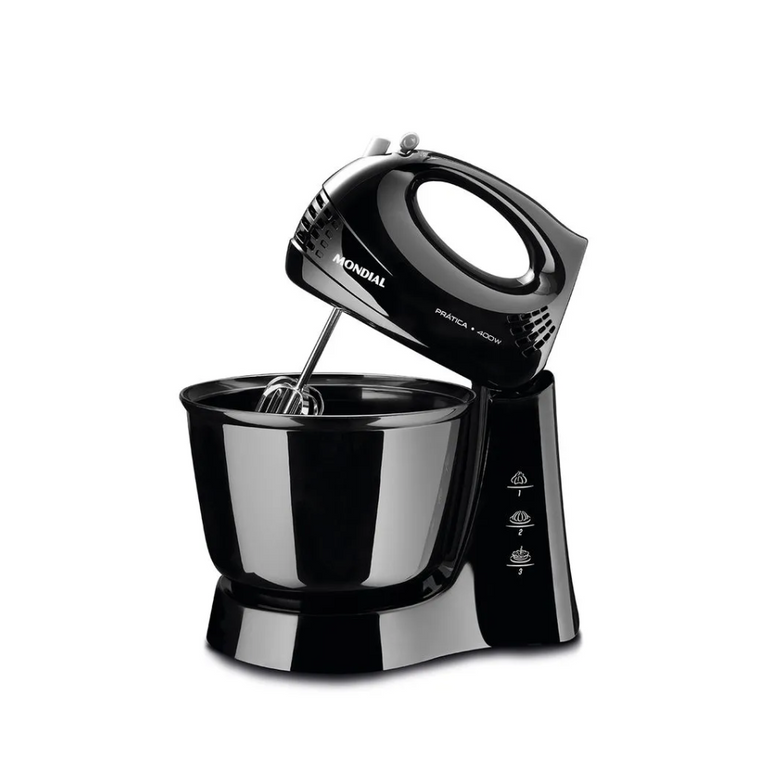 Batedeira Mondial 400W Prática B-44-B - 3 Velocidades