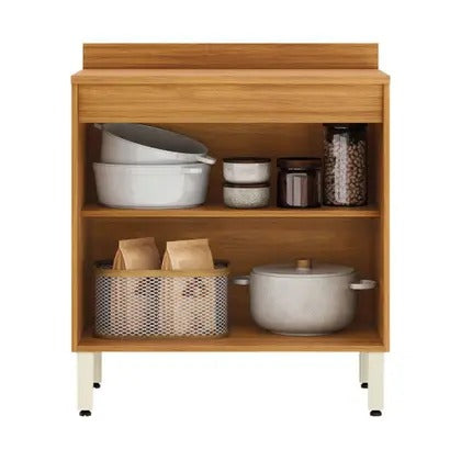 Balcão de Cozinha Plena 2 Portas 80cm Demóbile com Tampo